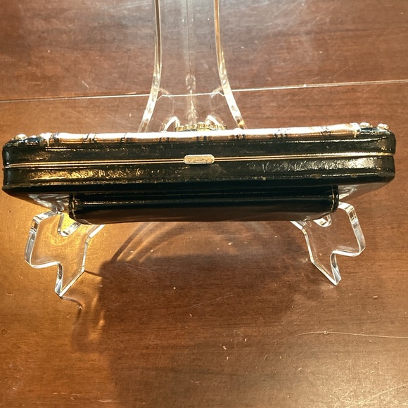 Brown Cross Wallet with Bling and Clasp Closure - Picture 8 of 13